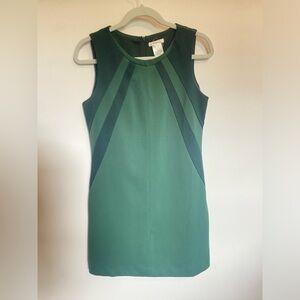 Green A-Line Shift Dress